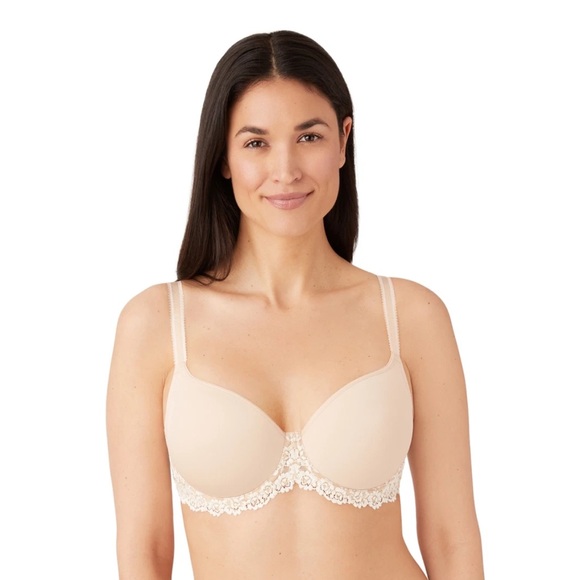 Wacoal Other - Wacoal Embrace Lace T-Shirt bra 32DDD Naturally Nude/Ivory